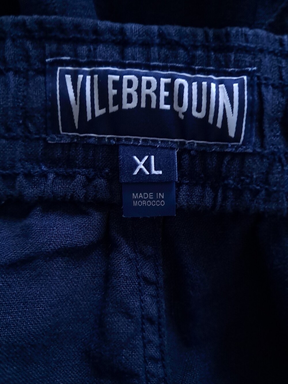 Vilebrequin Cargo Shorts Utility Blue Utilty Pocket Drawstring Waist Size XL - Picture 8 of 11